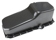 STOCK OIL PAN SBC LATE '86 ON RH/SIDE DIPSTICK BLACK