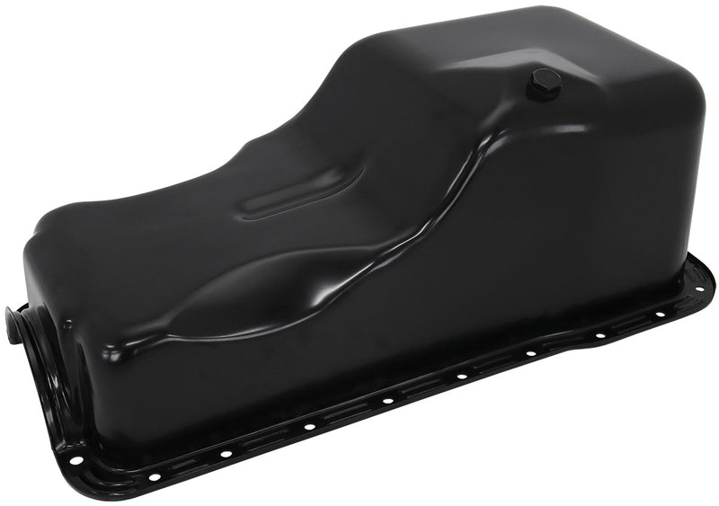 STOCK FORD 351W V8 OIL PAN    BLACK OIL PAN SBF 351W