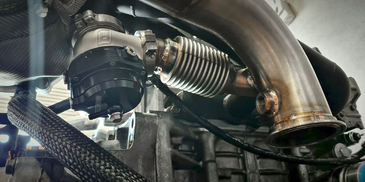 HONDA K20 K24 GT30 V-BAND     TURBO MANIFOLD 44mm WASTE