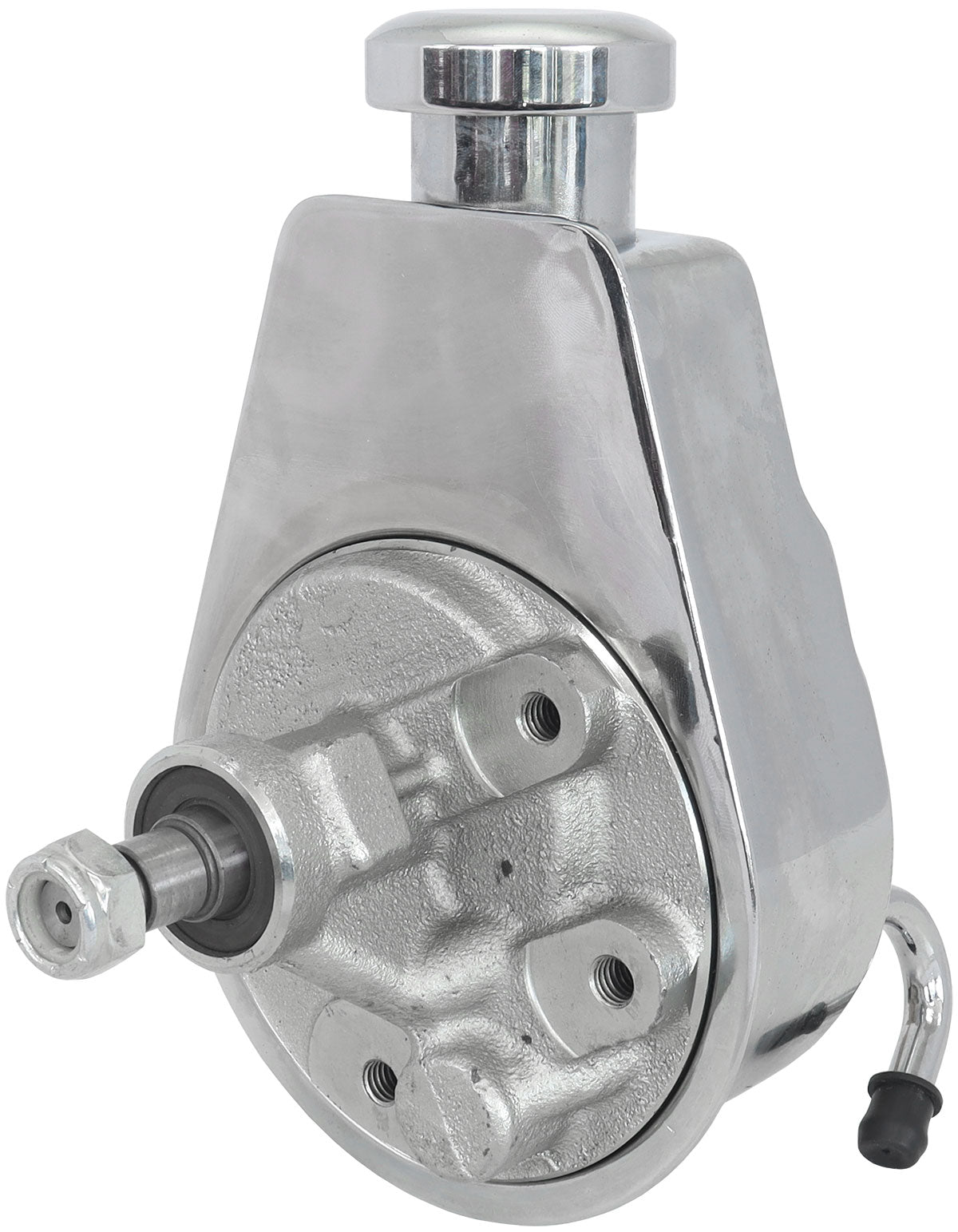 POWER STEERING SAGINAW PUMP   CHROME KEYWAY SHAFT NO PULLEY Default Title