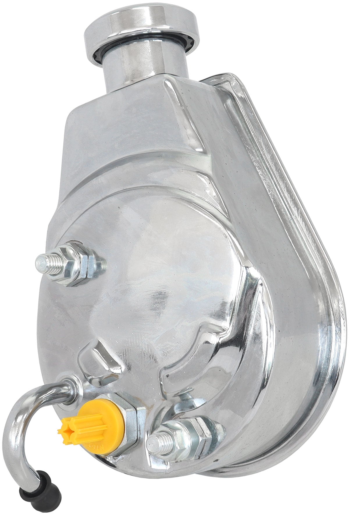 POWER STEERING SAGINAW PUMP   CHROME KEYWAY SHAFT NO PULLEY Default Title