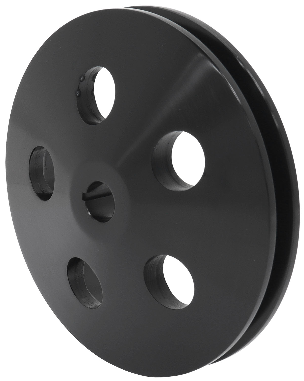POWER STEERING PULLEY SINGLE  BLACK 5/8 SHAFT GM SAGINAW