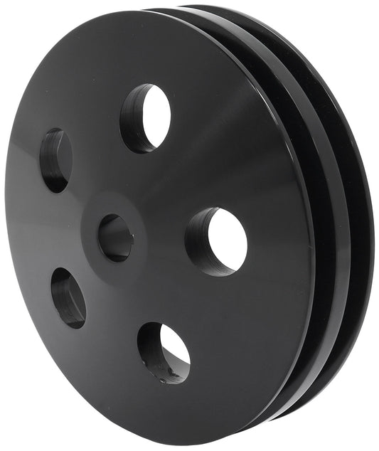 POWER STEERING PULLEY DOUBLE  BLACK 5/8 SHAFT GM SAGINAW