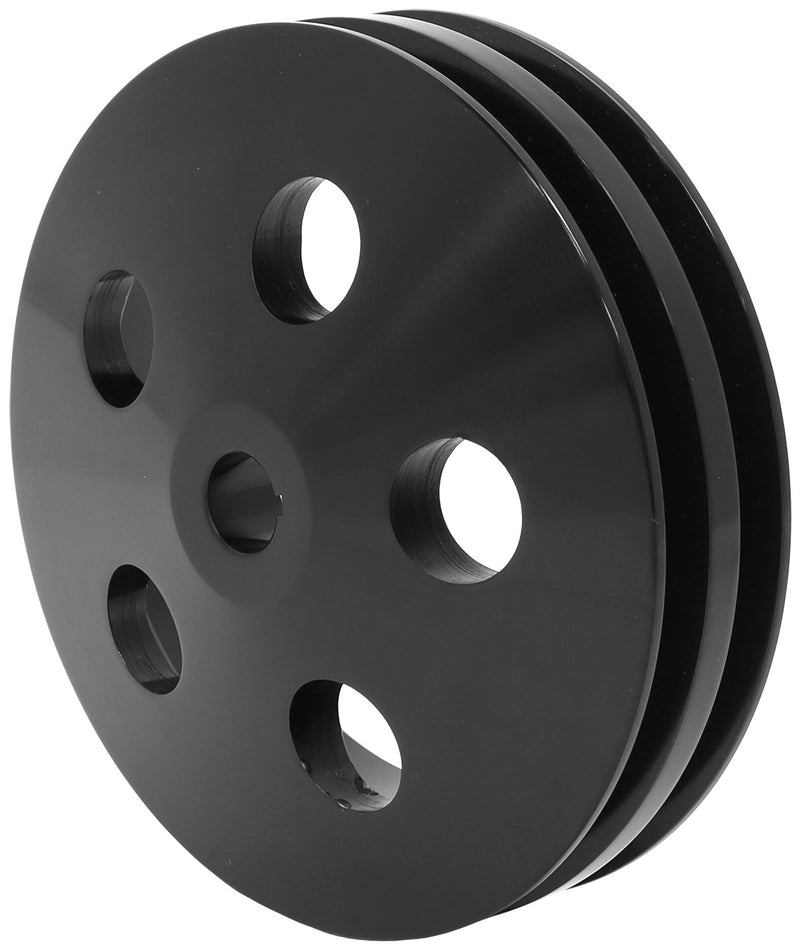 POWER STEERING PULLEY DOUBLE  BLACK 5/8 SHAFT GM SAGINAW