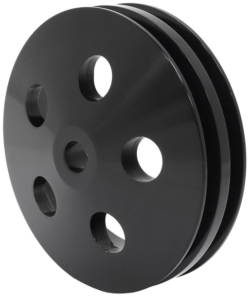 POWER STEERING PULLEY DOUBLE  BLACK 5/8 SHAFT GM SAGINAW