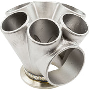 6 INTO 1 TURBO MERGE COLLECTORV-BAND GT30 50MM WASTEGATE    ROUND Aeroflow - AF 8307-4000