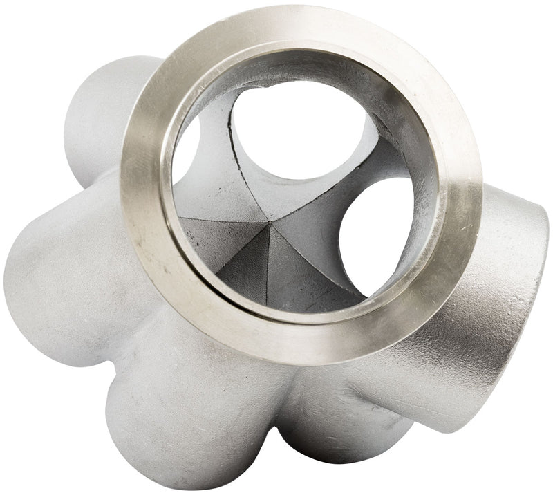 6 INTO 1 TURBO MERGE COLLECTORV-BAND GT30 50MM WASTEGATE    ROUND Aeroflow - AF 8307-4000