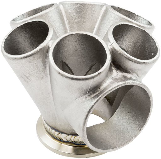 6 INTO 1 TURBO MERGE COLLECTORV-BAND GT30 50MM WASTEGATE    ROUND Aeroflow - AF 8307-4000