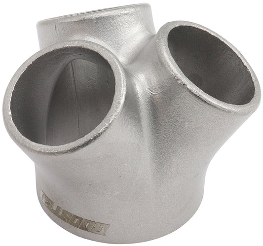 3 INTO 1 TURBO MERGE COLLECTORCAST 1x 2" ID TO 3x 1-1/4" UNIROUND Aeroflow - AF 8370-9898