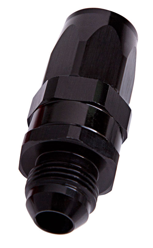 MALE -6AN TO -6AN HOSE END    BLACK STRAIGHT MALE ORB
