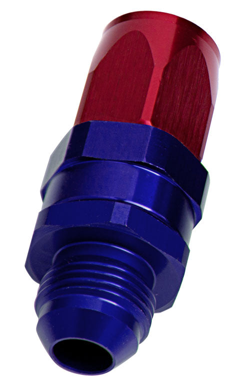 MALE -10AN TO -10AN HOSE END  BLUE STRAIGHT MALE TO MALE