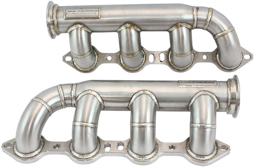 GM LS TWIN S/S TURBO MANIFOLDSPAIR FORWARD FACING V-BAND