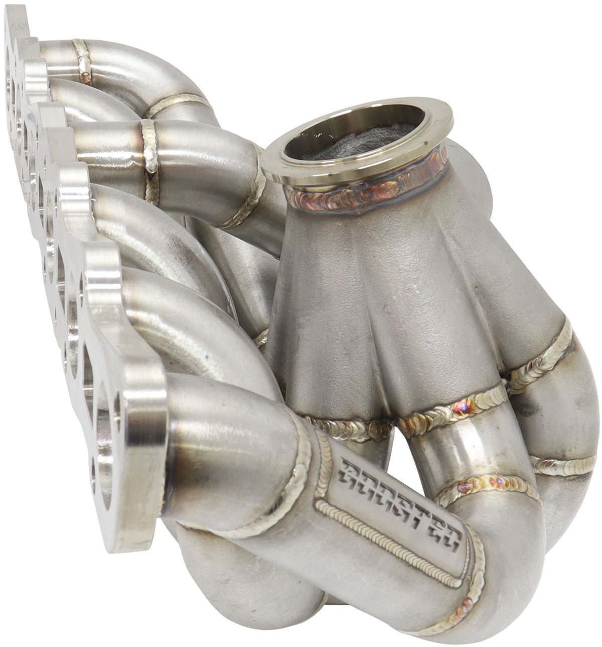 NISSAN RB25 26 GT30 VBAND S/S MANIFOLD TURBO HIGH MOUNT 50mm