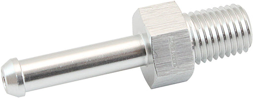 MALE 1/16" NPT TO 3/16" BARB  SILVER STRAIGHT MALE TO MALE