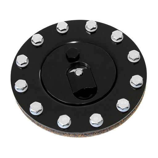 BLACK ALUMINIUM FUEL CAP      *ANODISED BLACK*-GASKET-BOLTS