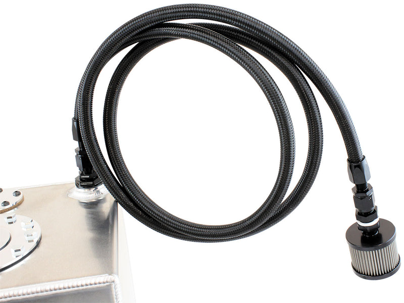 FUEL CELL BREATHER KIT SETUP  LOOP ROLL OVER -8AN VENT VALVE