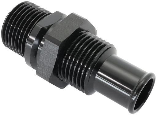 BILLET BULKHEAD INSERTS #10 ACFITTING TO 5/8" BARB BLACK