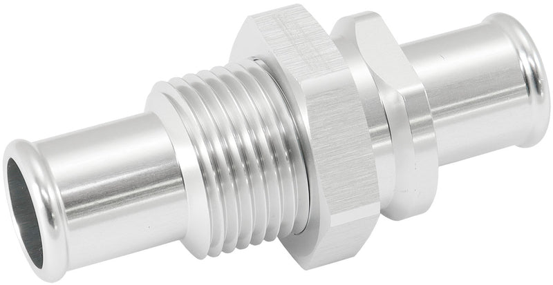 BILLET BULKHEAD INSERTS 5/8"  BARB FITTIN BOTH SIDE POLISHED