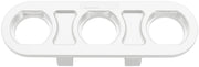 BILLET BULKHEAD PLATE 3 PORT  MODULAR UNIVERSAL POLISHED AN AC Aeroflow - AF 88-2020