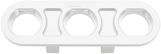 BILLET BULKHEAD PLATE 3 PORT  MODULAR UNIVERSAL POLISHED AN AC Aeroflow - AF 88-2020 Default Title