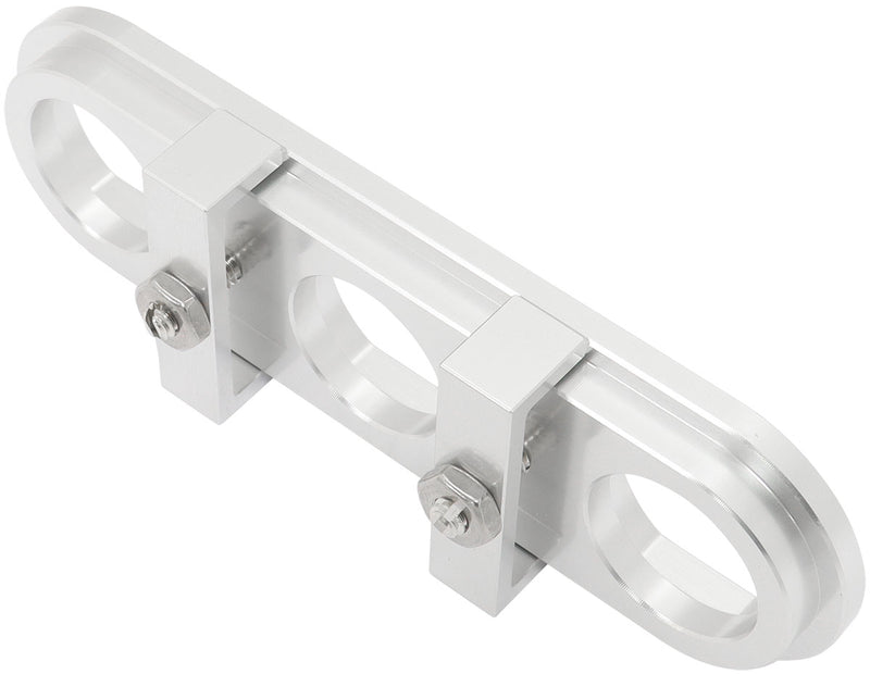 BILLET BULKHEAD PLATE 3 PORT  MODULAR UNIVERSAL POLISHED AN AC Aeroflow - AF 88-2020