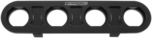 BILLET BULKHEAD PLATE 4 PORT  MODULAR UNIVERSAL BLACK AN AC Default Title
