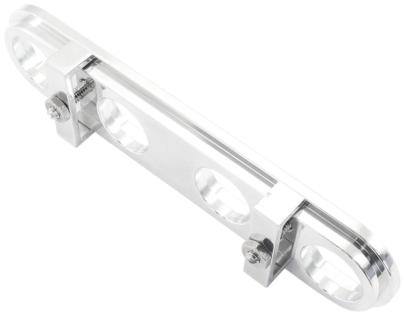 BILLET BULKHEAD PLATE 4 PORT  MODULAR UNIVERSAL POLISHED AN AC Aeroflow - AF 88-2021