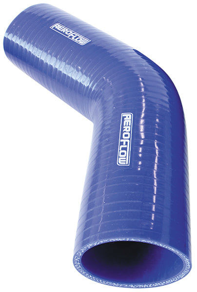 Silicone Hose 45 Deg; Blue I.D.50" 13mm, Wall 4.5mm, 145mm  Leg AF 9002-050 Default Title