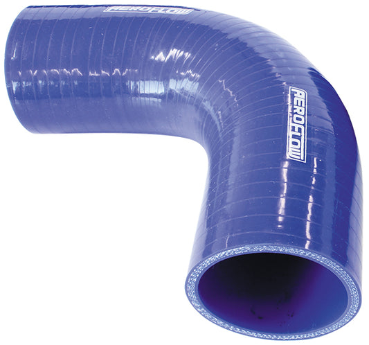 Silicone Hose 90 Deg; Blue I.D3.00" 76mm, Wall 5.3mm,       150mm Leg AF 9003-300 Default Title