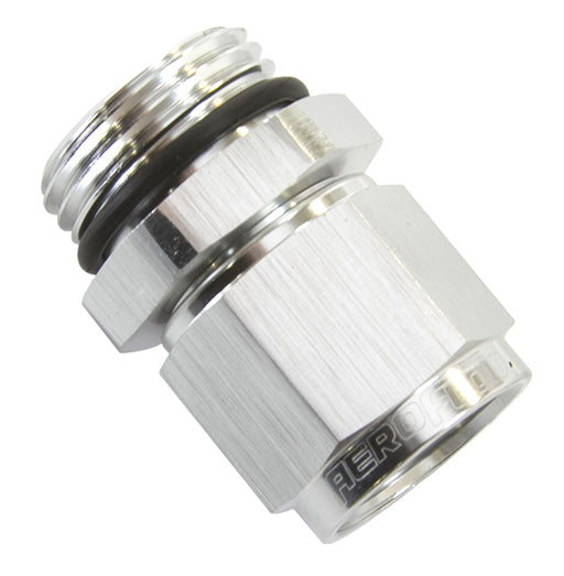 -6ORB TO FEMALE -6 SWIVEL NUT SILVER