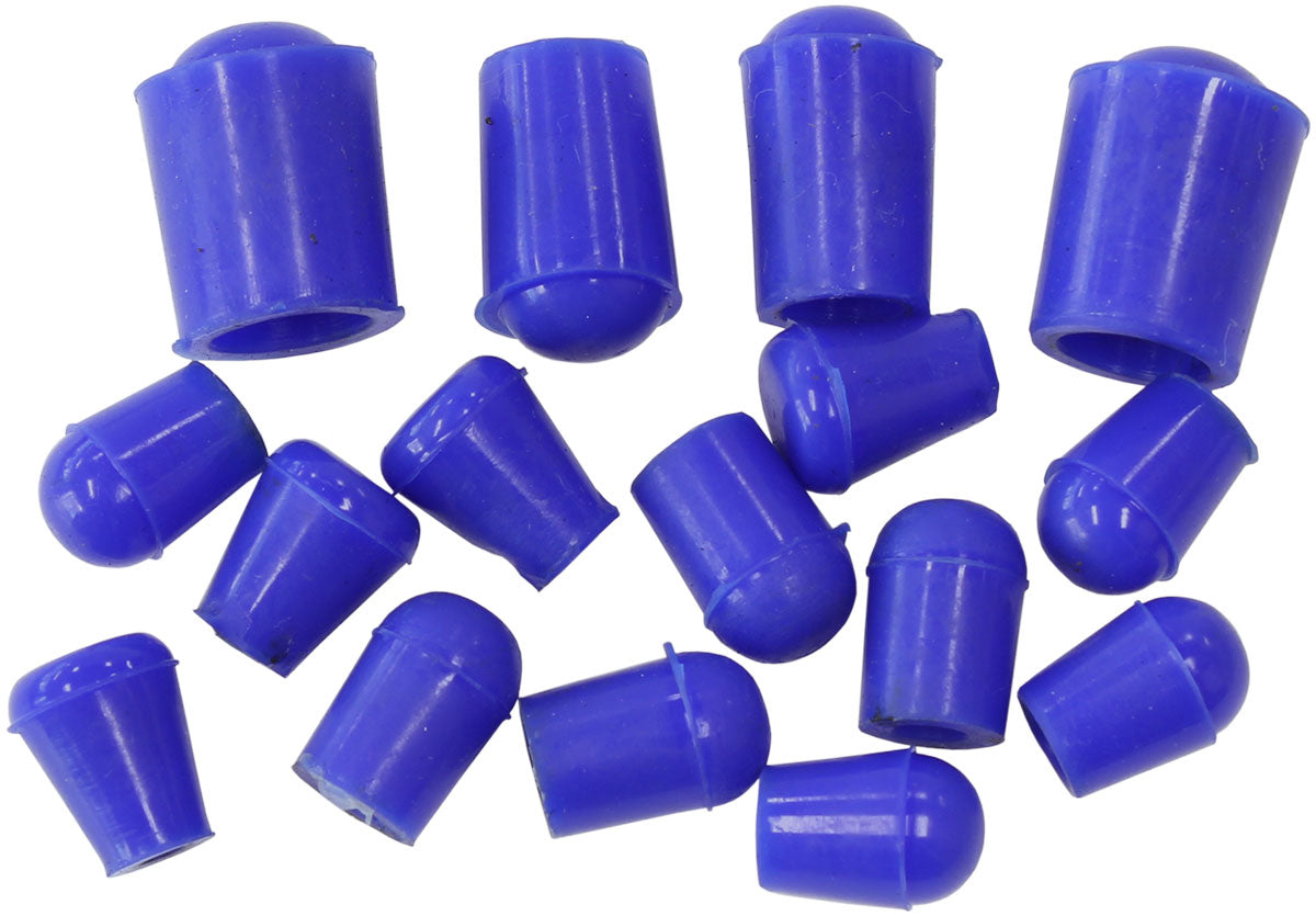 VACCUM BLANK OFF PLUG METRIC  BLUE 16 SILICONE CAP BLOCK