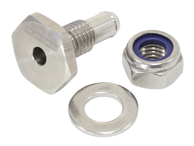 stainless steel soft hose vac port adapter