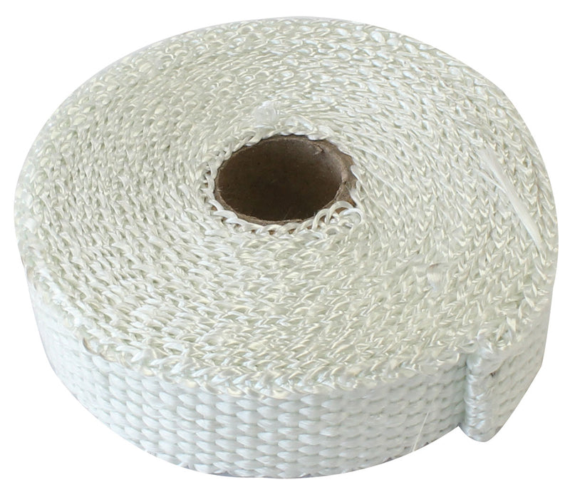 EXHAUST INSULATION WRAP1"X15FT15 FOOT WHITE ROLL