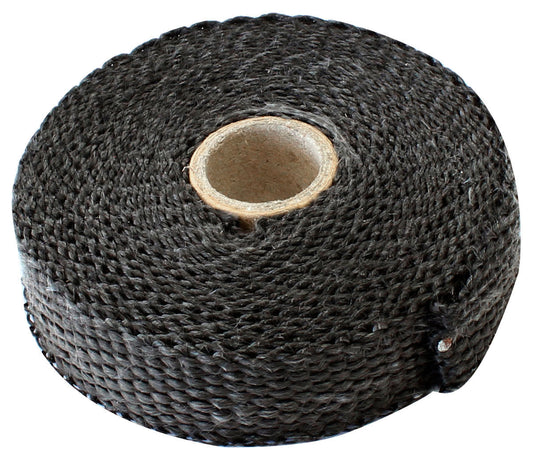 EXHAUST INSULATION WRAP1"X15FT15 FOOT BLACK ROLL Default Title