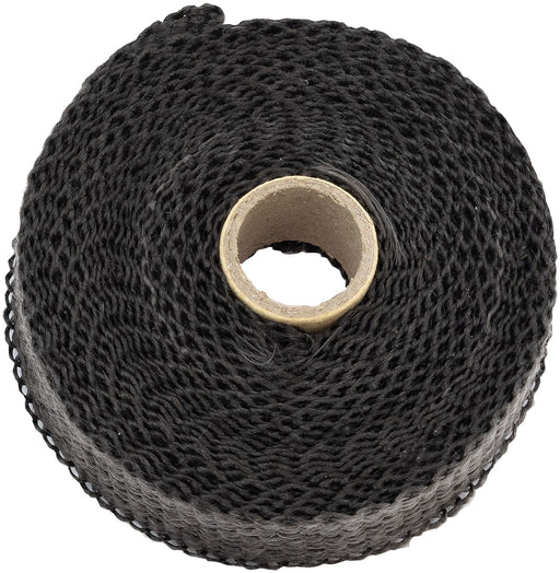 EXHAUST INSULATION WRAP1"X15FT15 FOOT BLACK ROLL
