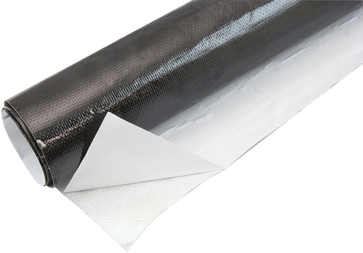 1.5"x15ft ROLL ALUMINISED HEATBARRIER ADHESIVE BACKED BLACK