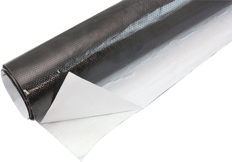 12"X24" SHEET ALUMINISED HEAT BARRIER ADHESIVE BACKED BLACK