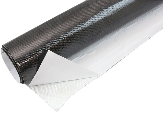 24"X36" SHEET ALUMINISED HEAT BARRIER ADHESIVE BACKED BLACK