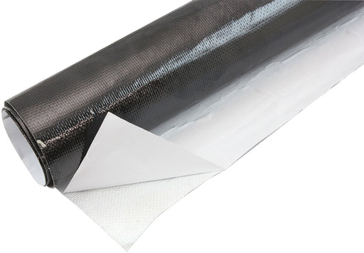 24"X36" SHEET ALUMINISED HEAT BARRIER ADHESIVE BACKED BLACK