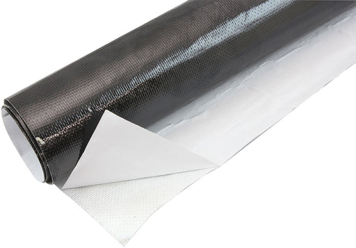 24"X48" SHEET ALUMINISED HEAT BARRIER ADHESIVE BACKED BLACK
