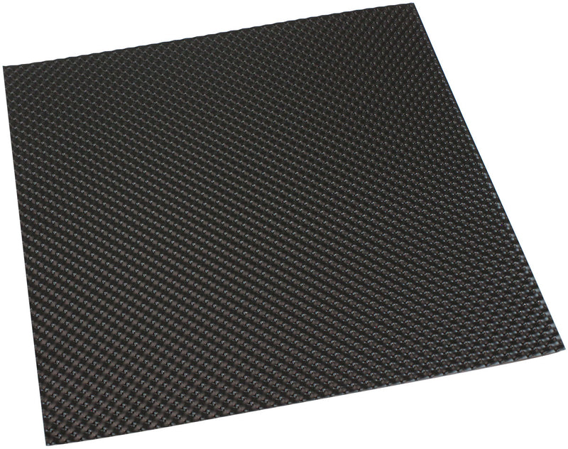 24" X 24" ALUMINIUM EMBOSSED  HEAT SHIELD CUT OR FOLD BLACK