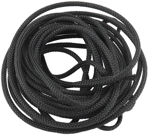 1/8" 7.6 METER HEAT FLEX BRAIDBLACK TIGHT WEAVE HIGH COVERAG