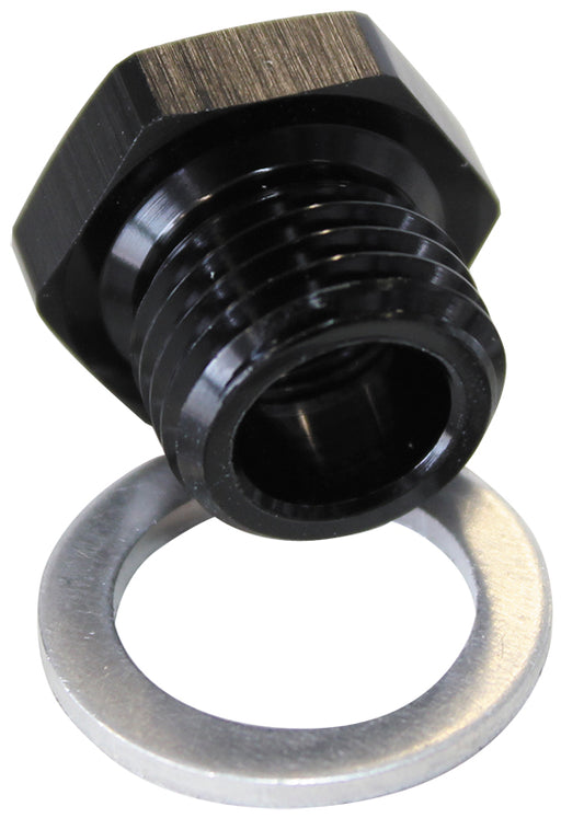 M12X1.5 PIPE REDUCER TO F/MALE1/8" NPT BLACK LS TEMP ADAPT