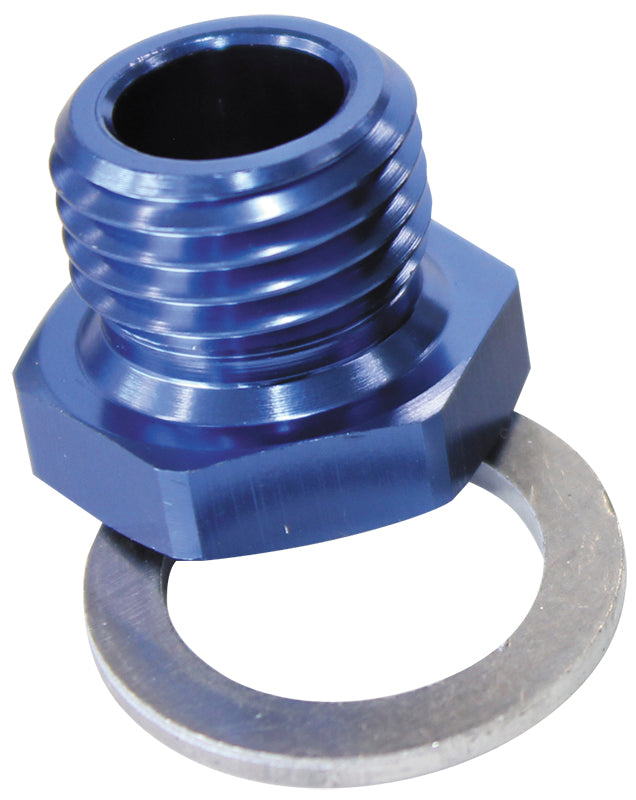 M14X1.5 PIPE REDUCER TO F/MALE1/8" NPT BLUE
