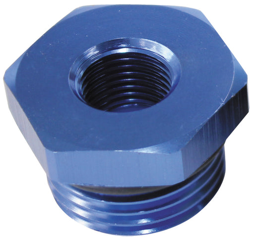 -8ORB PORT REDUCER TO 1/8" NPTBLUE MALE TO FEMALE