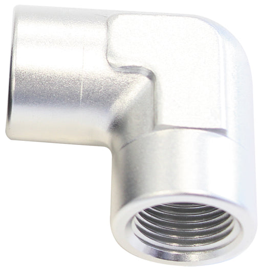 90 Deg Female - Female Elbow 1/8 NPT Silver