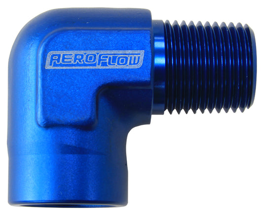 90 DEG FEMALE TO MALE 1" NPT  BLUE Default Title