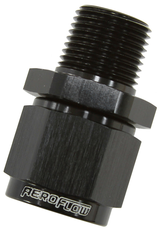 3/8" NPT TO -6AN FEMALE NUT   BLACK STRAIGHT SWIVEL NUT Default Title