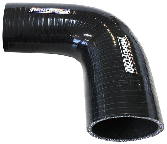 Silicone Hose Reducer 90 Deg; Black I.D .75-.50" 19-13mm,   wall 4.5 x 125mm 9203-075-050 Default Title