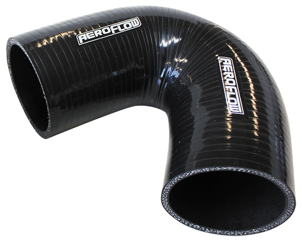 Silicone Hose 135 Deg; Black  I.D 1.00" 25.4mm, Wall 4.5mm, 100mm Leg AF 9205-100 Default Title